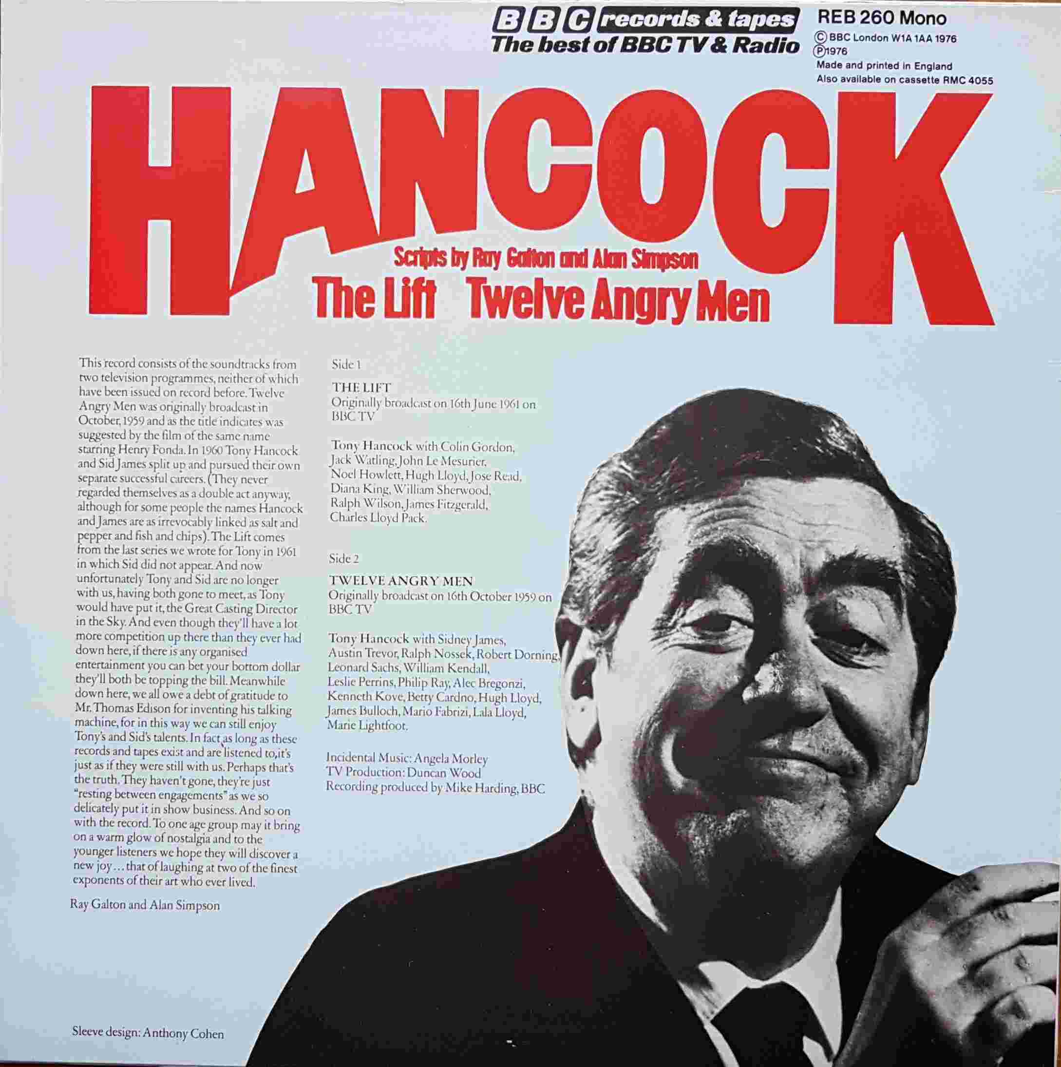 Picture of REB 260 Hancock by artist Tony Hancock from the BBC records and Tapes library